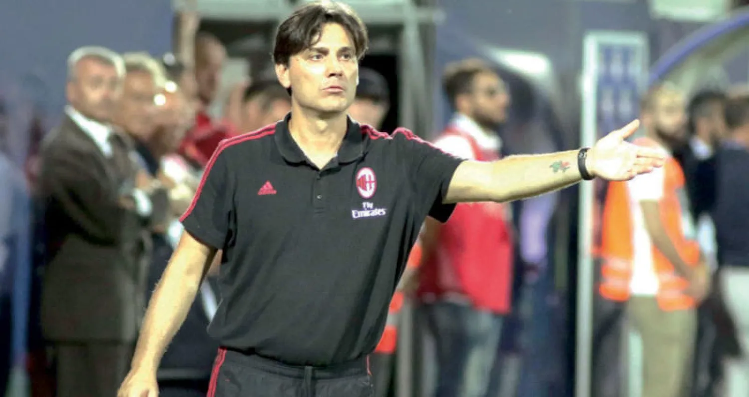 هل كان المدرب مونتيلا الرجل المناسب لمشروع ميلان الجديد؟ (إ.ب.أ)