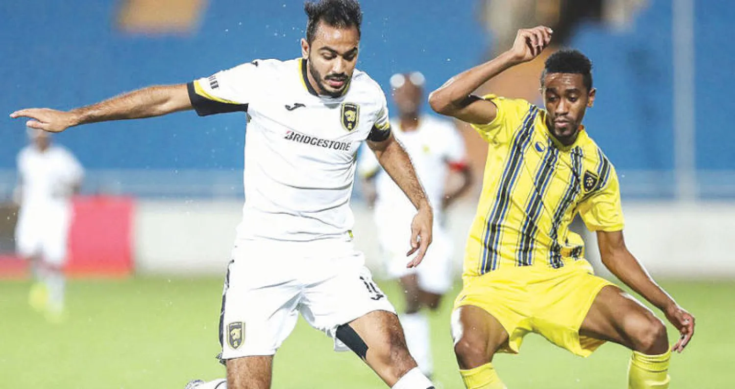 من مباراة الاتحاد الأخيرة أمام التعاون («الشرق الأوسط»)