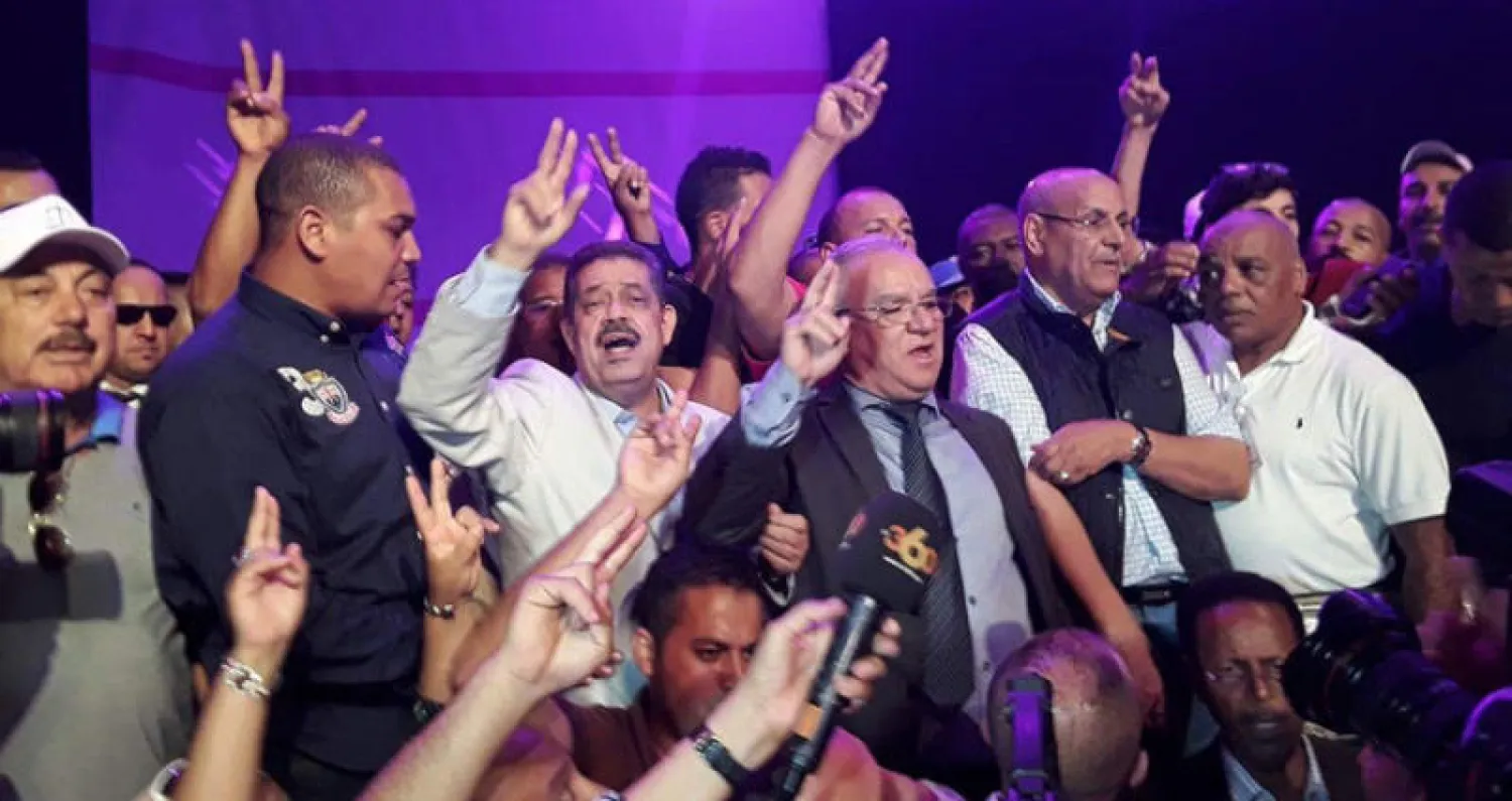 أطراف الصراع في حزب الاستقلال لدى إعلانهم تأجيل انتخاب الأمين العام الجديد («الشرق الأوسط»)