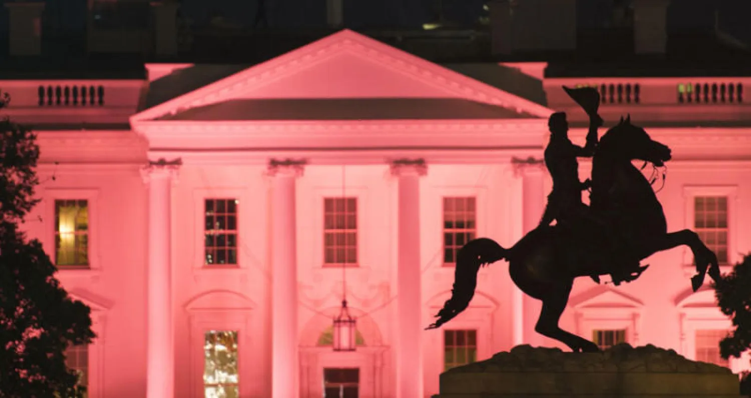 شهر أكتوبر مخصص لحملات التوعية بسرطان الثدي (أ.ف.ب)