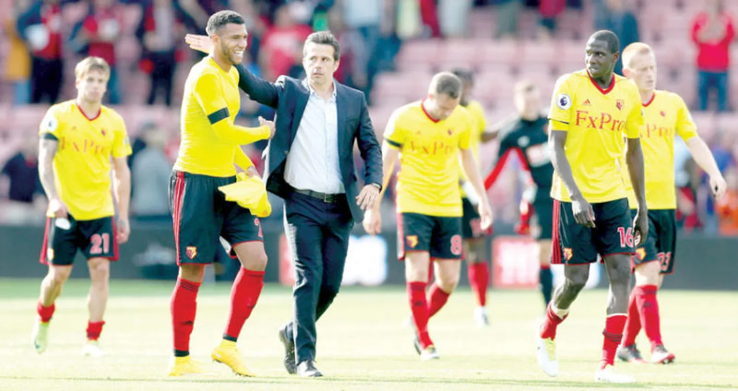 ماركو سيلفا أعاد الثقة والاستقرار للاعبي واتفورد فحصد النتائج (رويترز)