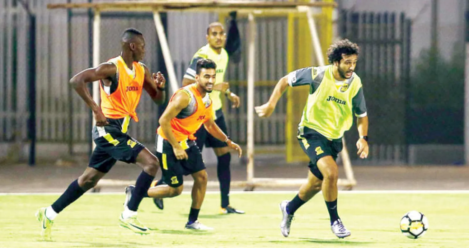 من تدريبات الاتحاد الأخيرة (المركز الإعلامي بنادي الاتحاد)