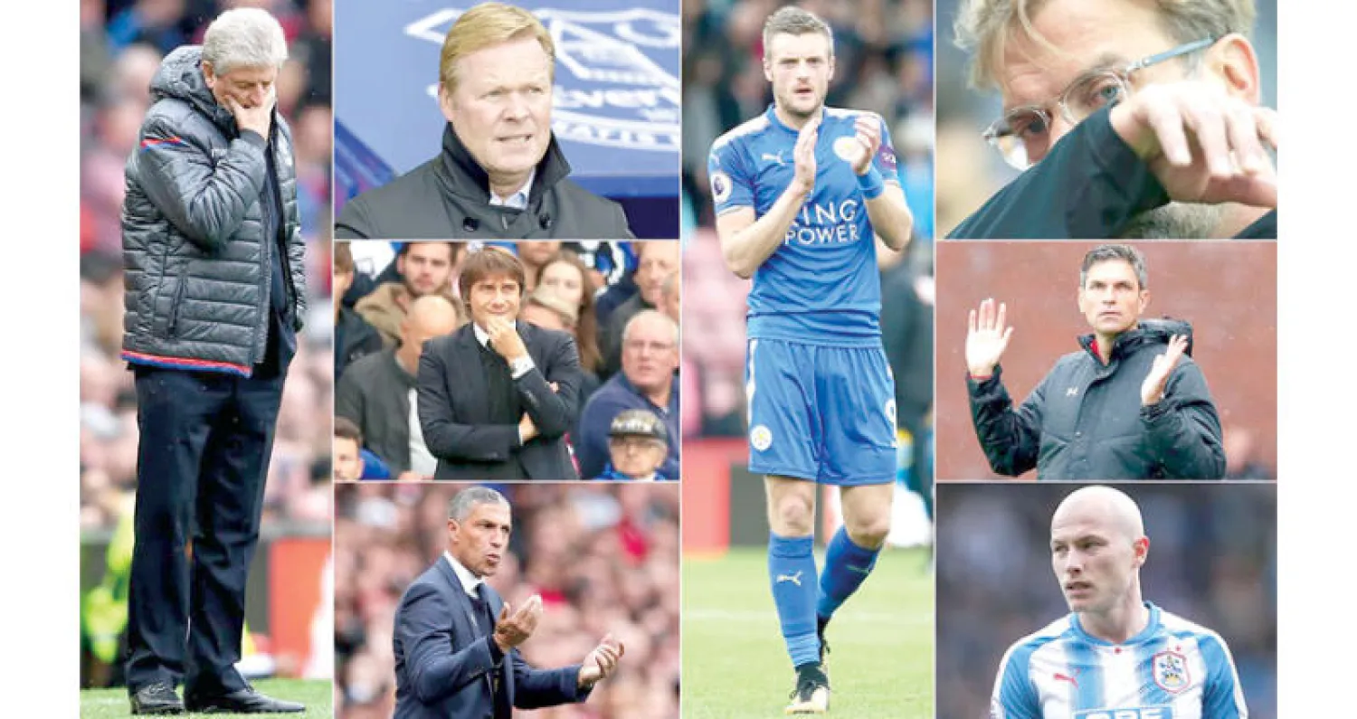 كلوب  -  بيليغرينو  -  موي  -  فاردي  -  كومان  -  كونتي  -  هويتون  -  هودجسون