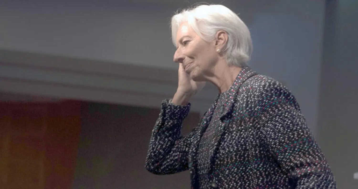 مديرة صندوق النقد الدولي كريستين لاغارد (أ.ف.ب)