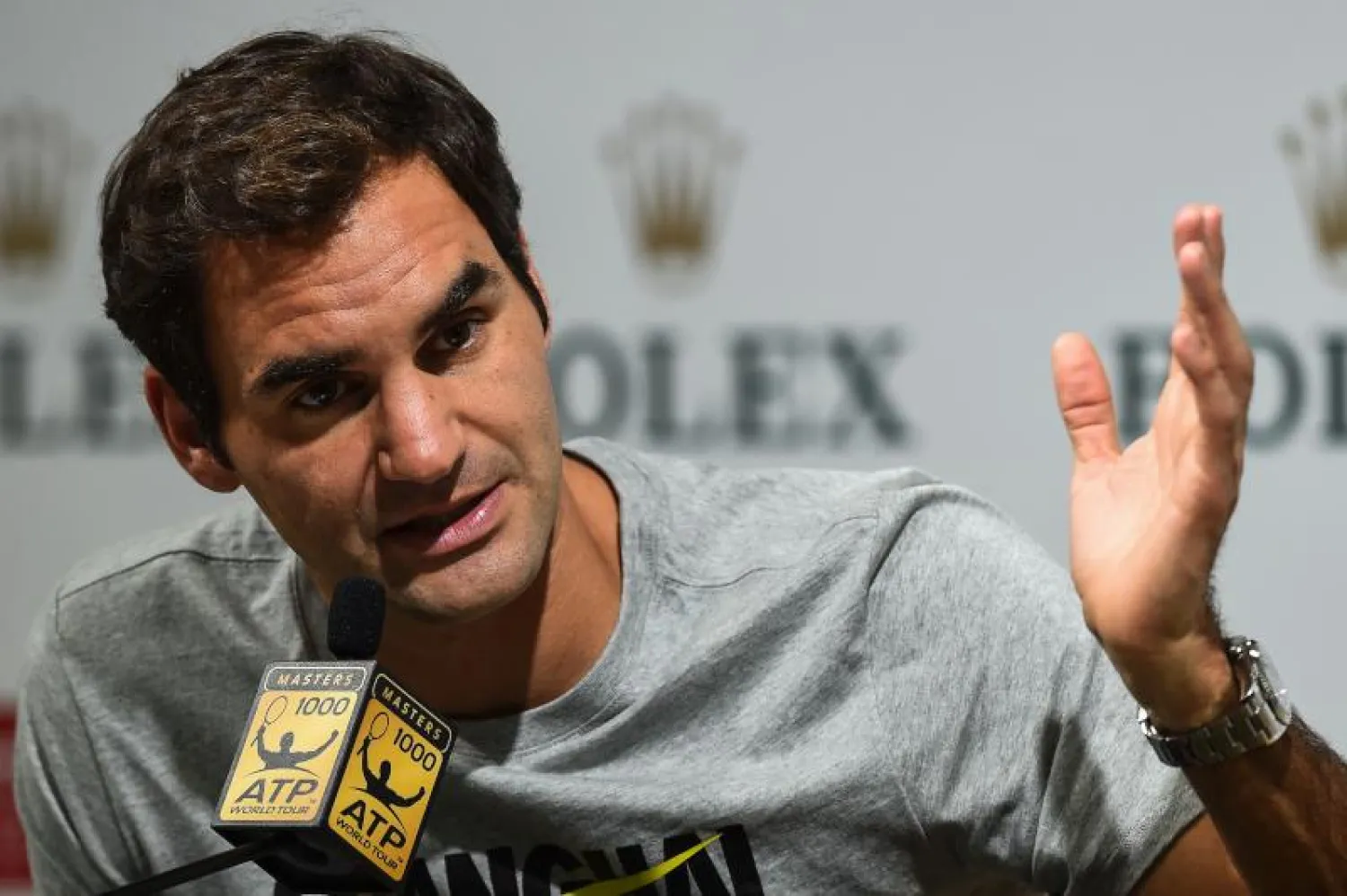 لاعب التنس السويسري روجيه فيدرر (أ.ف.ب)