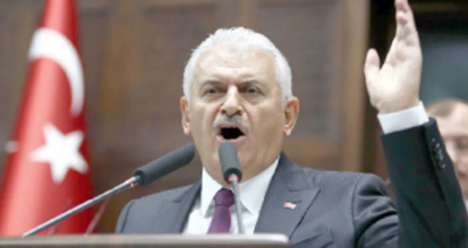 رئيس الوزراء التركي بن على يلدريم دعا أمس واشنطن إلى تبني موقف أكثر عقلانية تجاه أزمة التأشيرات (أ.ف.ب)