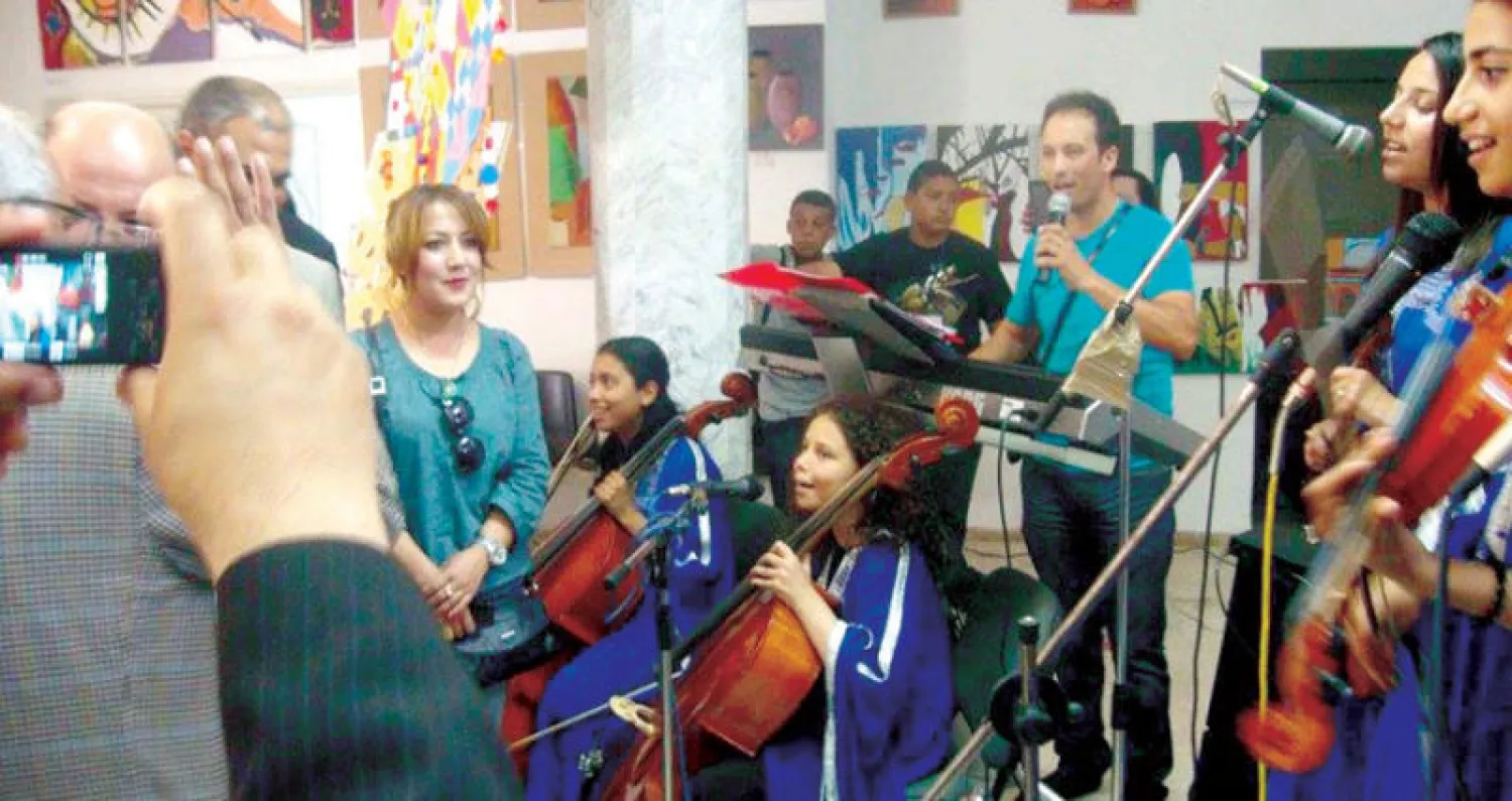 أحد نشاطات مهرجان {فنون متوسطية}