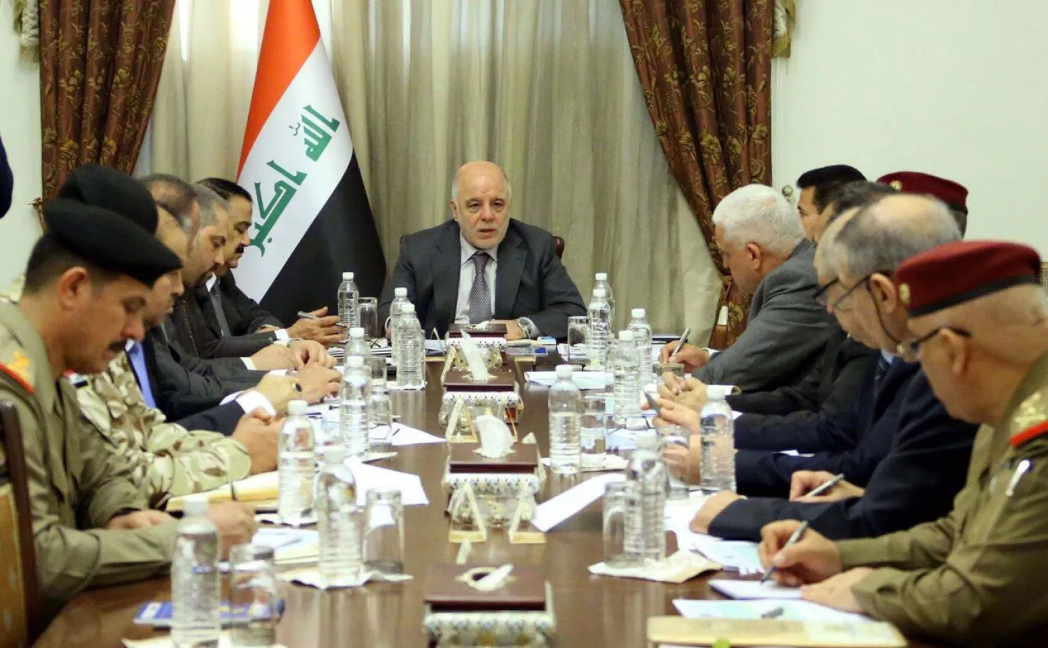  Meeting of the Iraqi ministerial council for national security headed by al-Abadi/KUNA