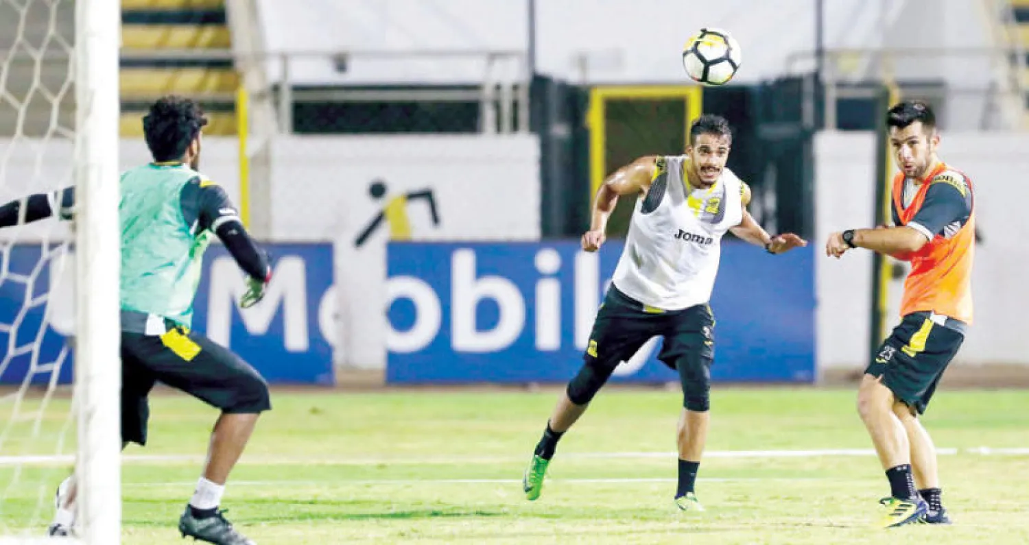 من تدريبات الاتحاد الأخيرة «المركز الإعلامي بنادي الاتحاد»