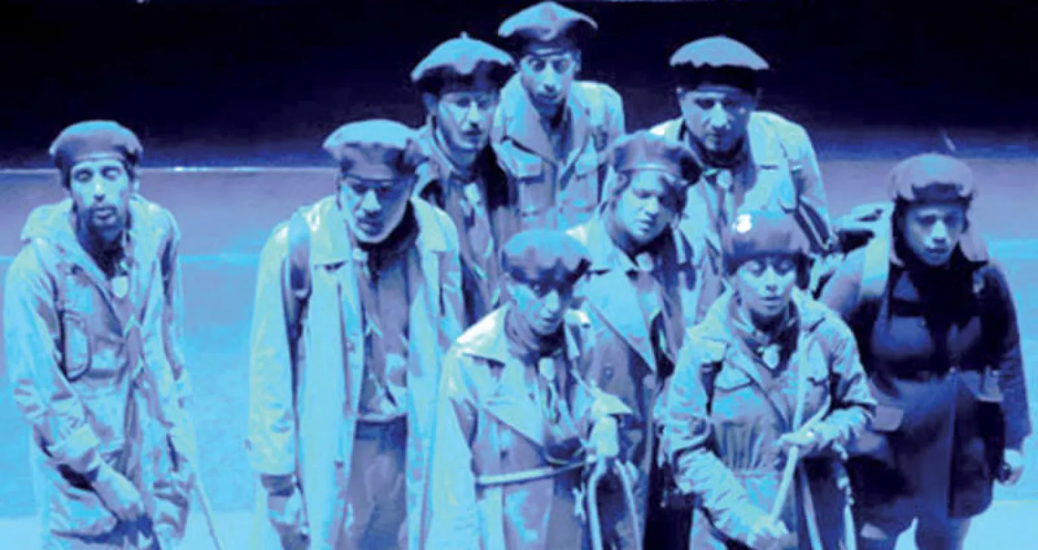 مشهد من المسرحية