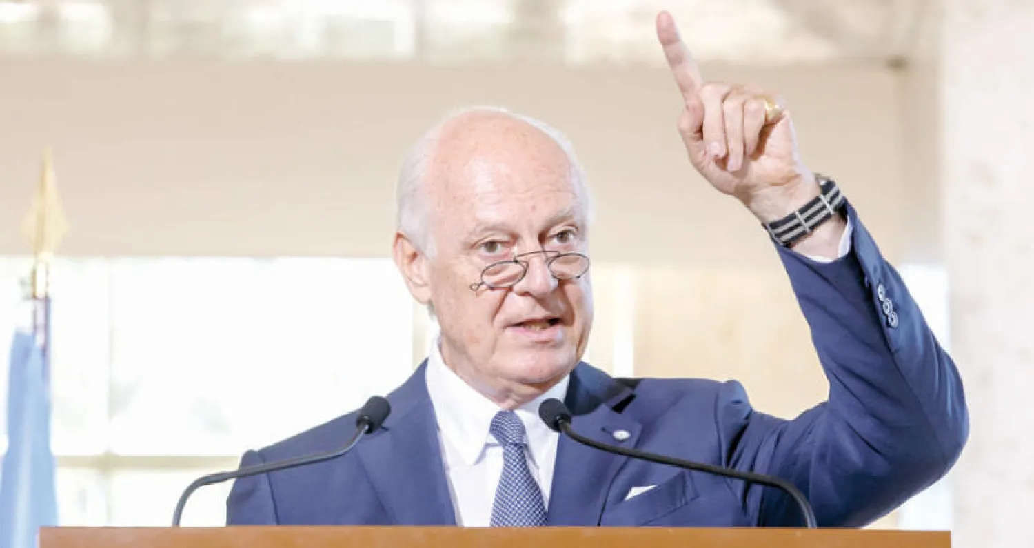 المبعوث الدولي إلى سوريا ستيفان دي ميستورا (أ.ب)
