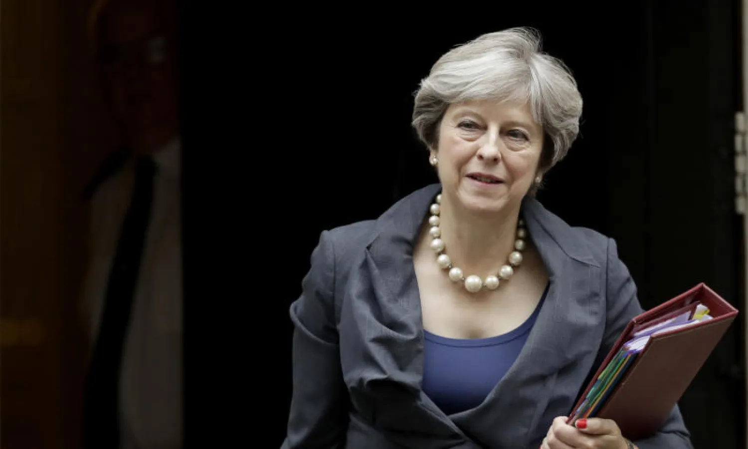 رئيسة الوزراء البريطانية تيريزا ماي (أ.ب)