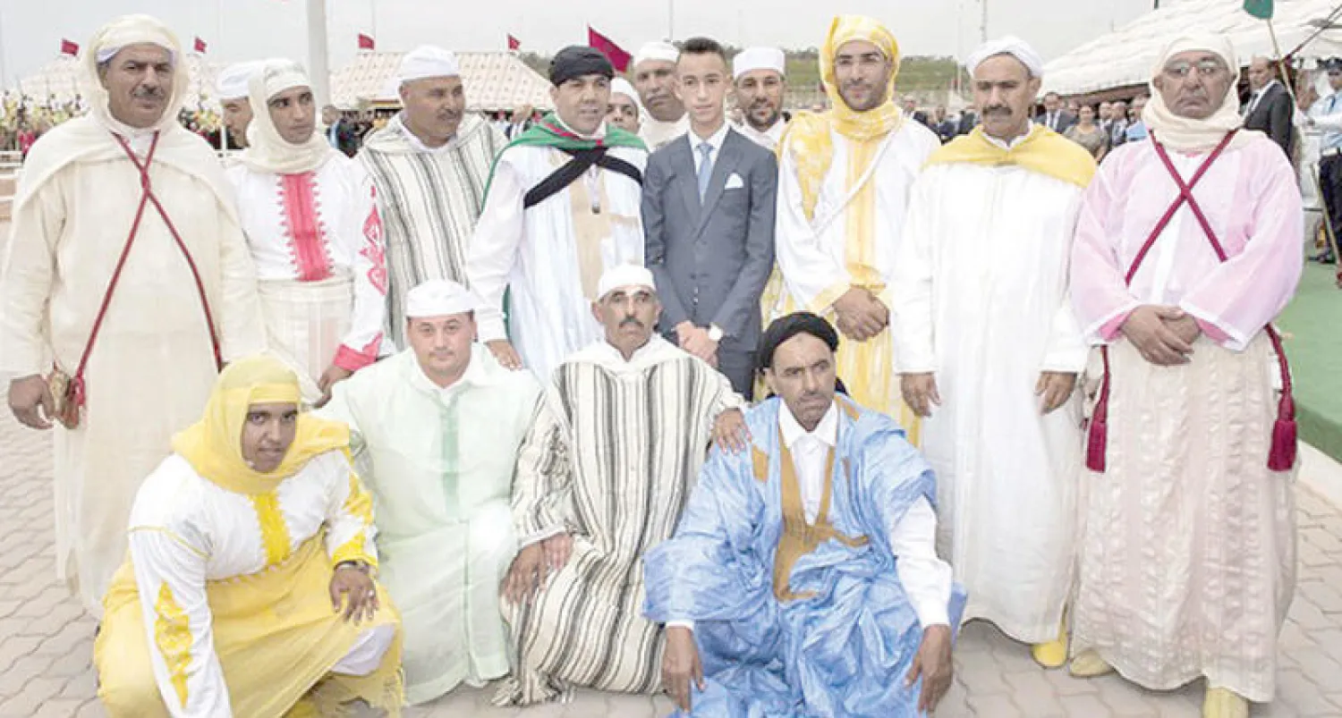 ولي العهد المغربي الأمير مولاي الحسن خلال افتتاحه الدورة العاشرة لـ«معرض الفرس» (ماب)