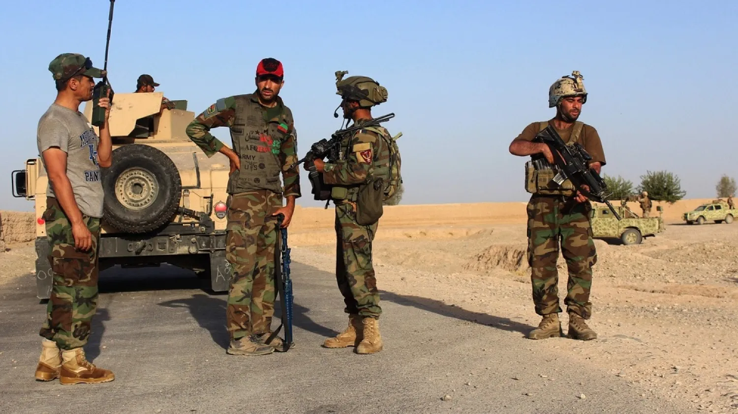 Afghan forces. (AFP)