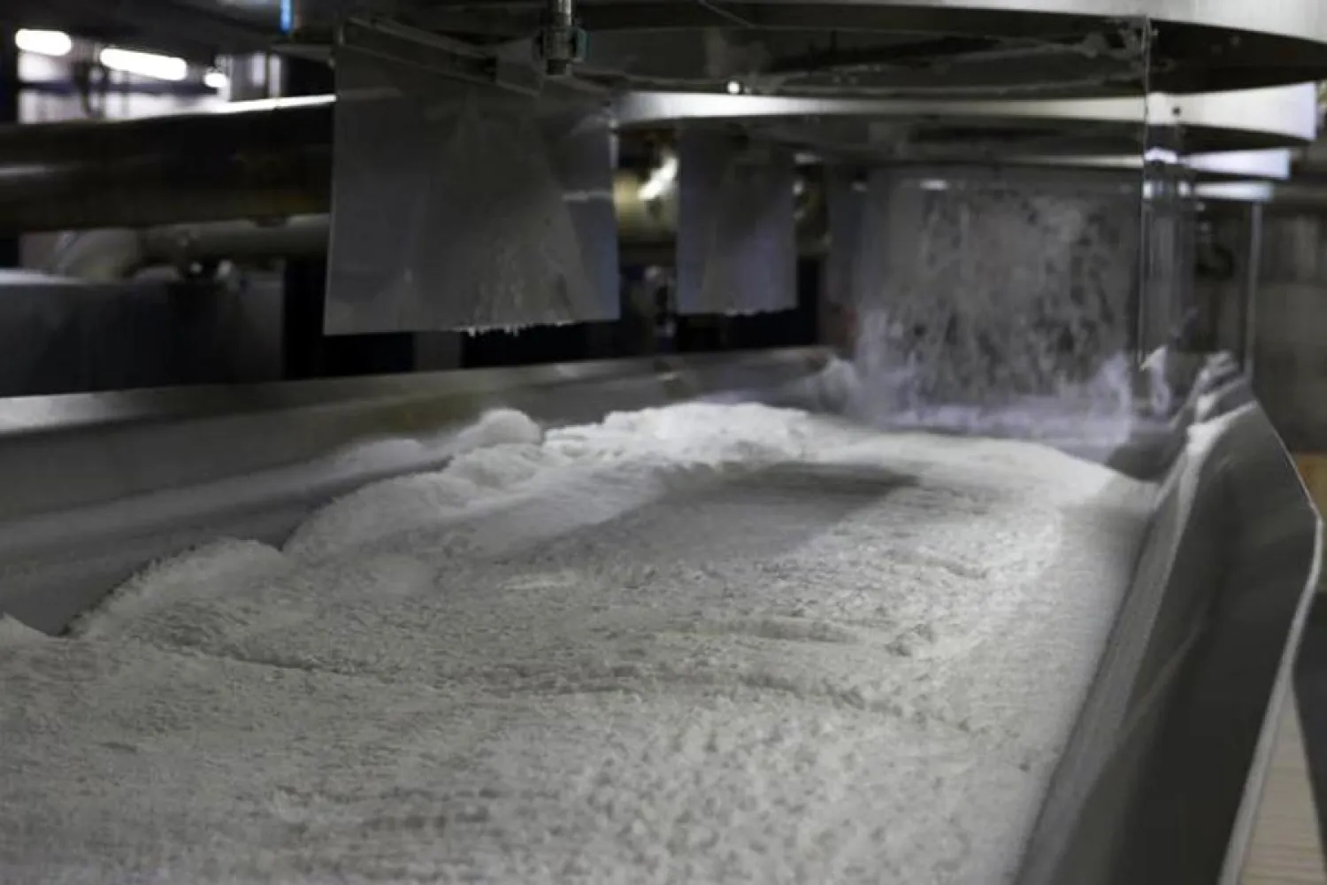 Sugar is pictured at the end of production process at the sugar refinery in Aarberg near Bern November 12, 2013.REUTERS/Denis Balibouse image used for illustrative purpose