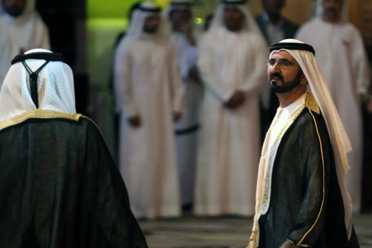  UAE Vice President and Prime Minister and Ruler of Dubai Sheikh Mohammed bin Rashid Al Maktoum attends the 11th Arab Media Forum in Dubai, May 9, 2012. REUTERS/Jumana El Heloueh