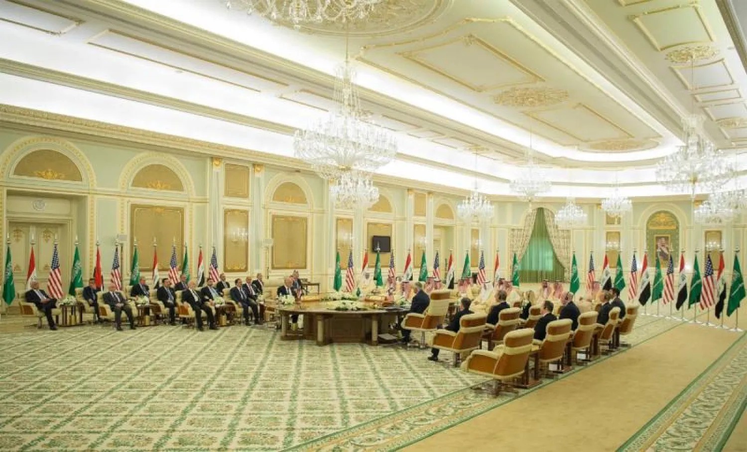 جانب من الاجتماع الأول لمجلس التنسيق بين السعودية والعراق (واس)