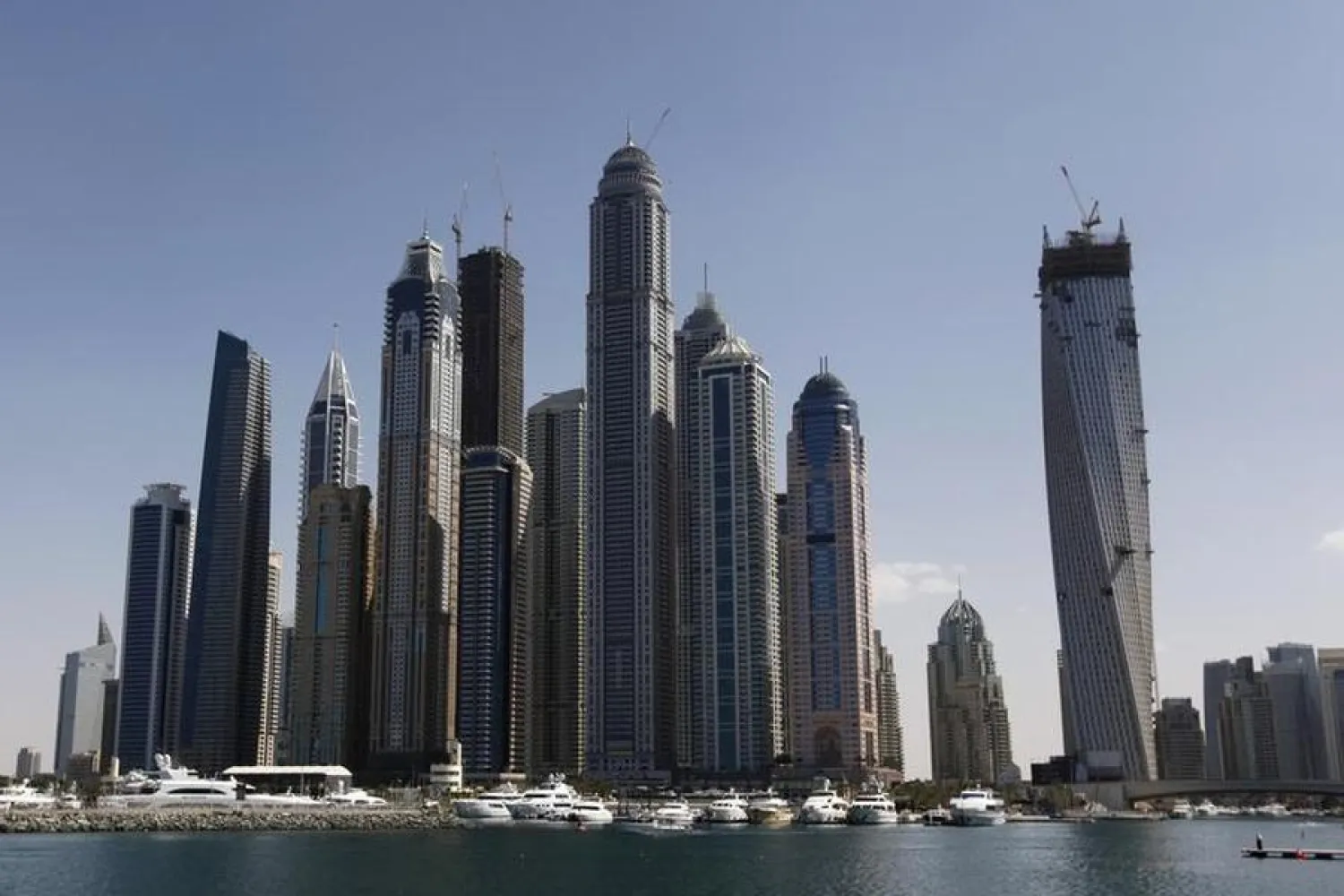 Image used for illustrative purpose. High rise towers are seen near the Dubai Marina in Dubai February 7, 2012. REUTERS/Jumana El Heloueh