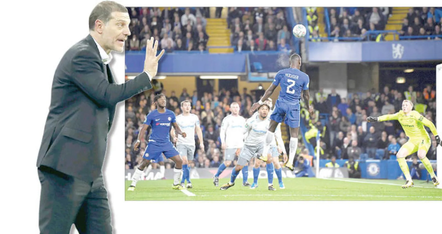 ضربة رأس أنطونيو روديغر تمنح تشيلسي التقدم (رويترز) - الحماس يعود إلى بيليتش (أ.ف.ب)