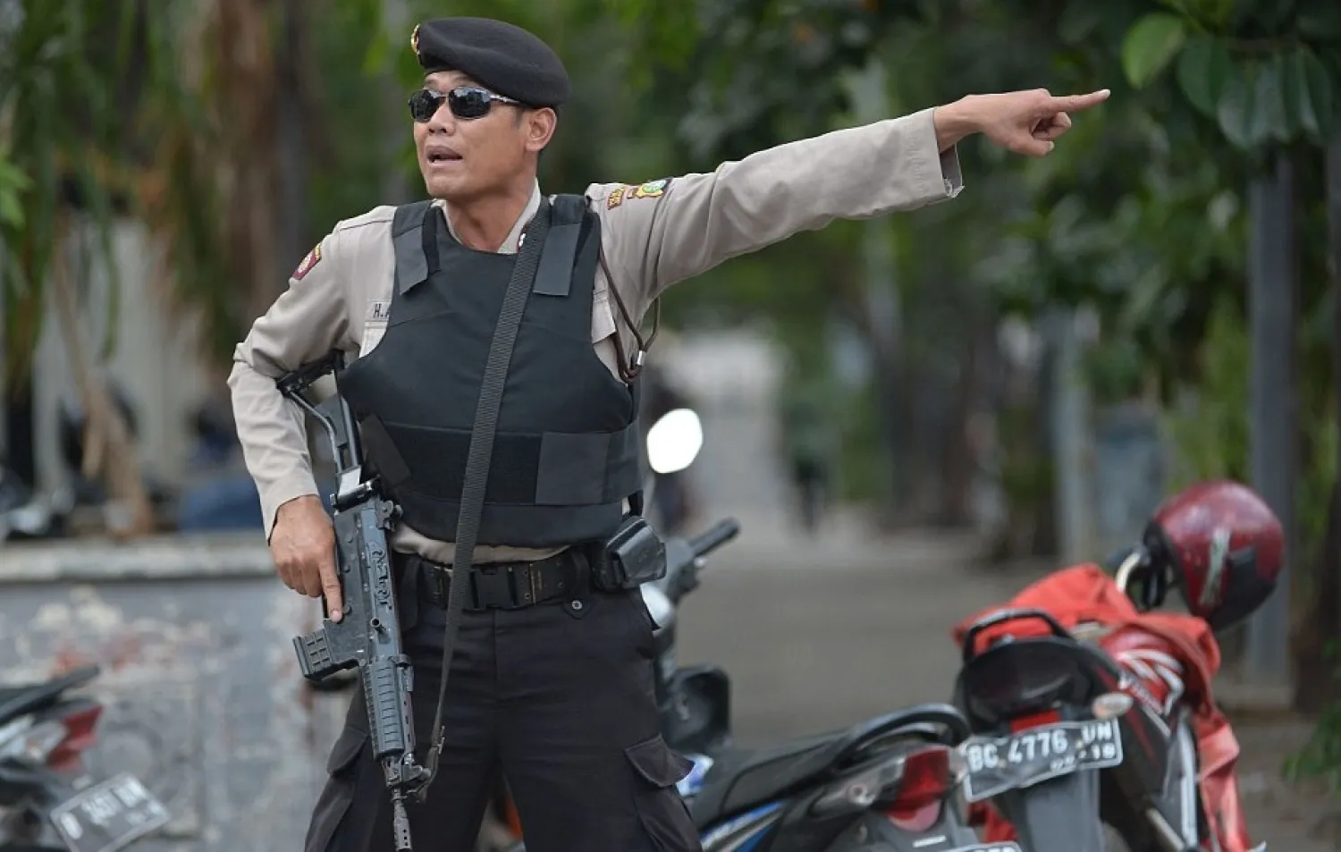 An Indonesian police officer. AFP file photo