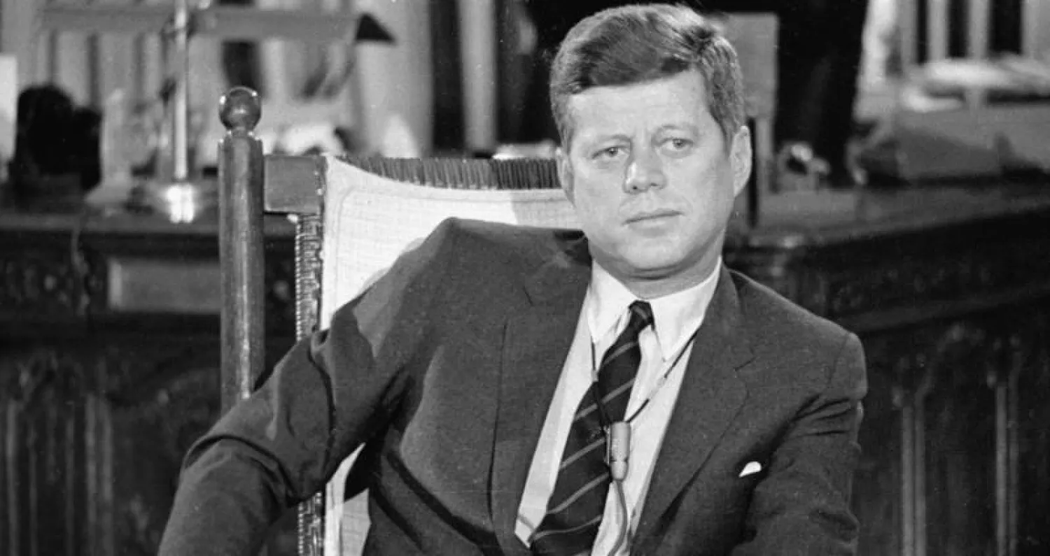 الرئيس الأميركي الراحل جون كينيدي (رويترز)