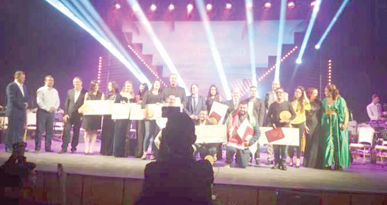 الفائزون في مهرجان الغناء الطالبي («الشرق الأوسط»)