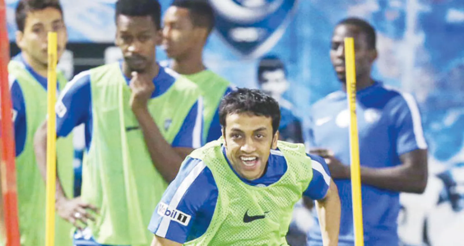 جانب من تدريبات الهلال الأخيرة (المركز الإعلامي بنادي الهلال)