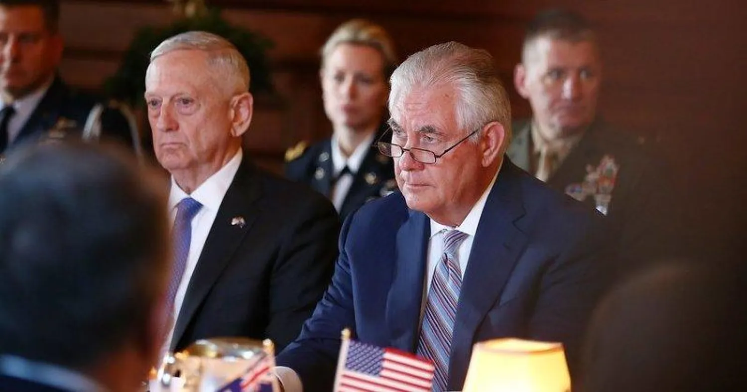 وزيرا الخارجية والدفاع الاميركيان (رويترز)