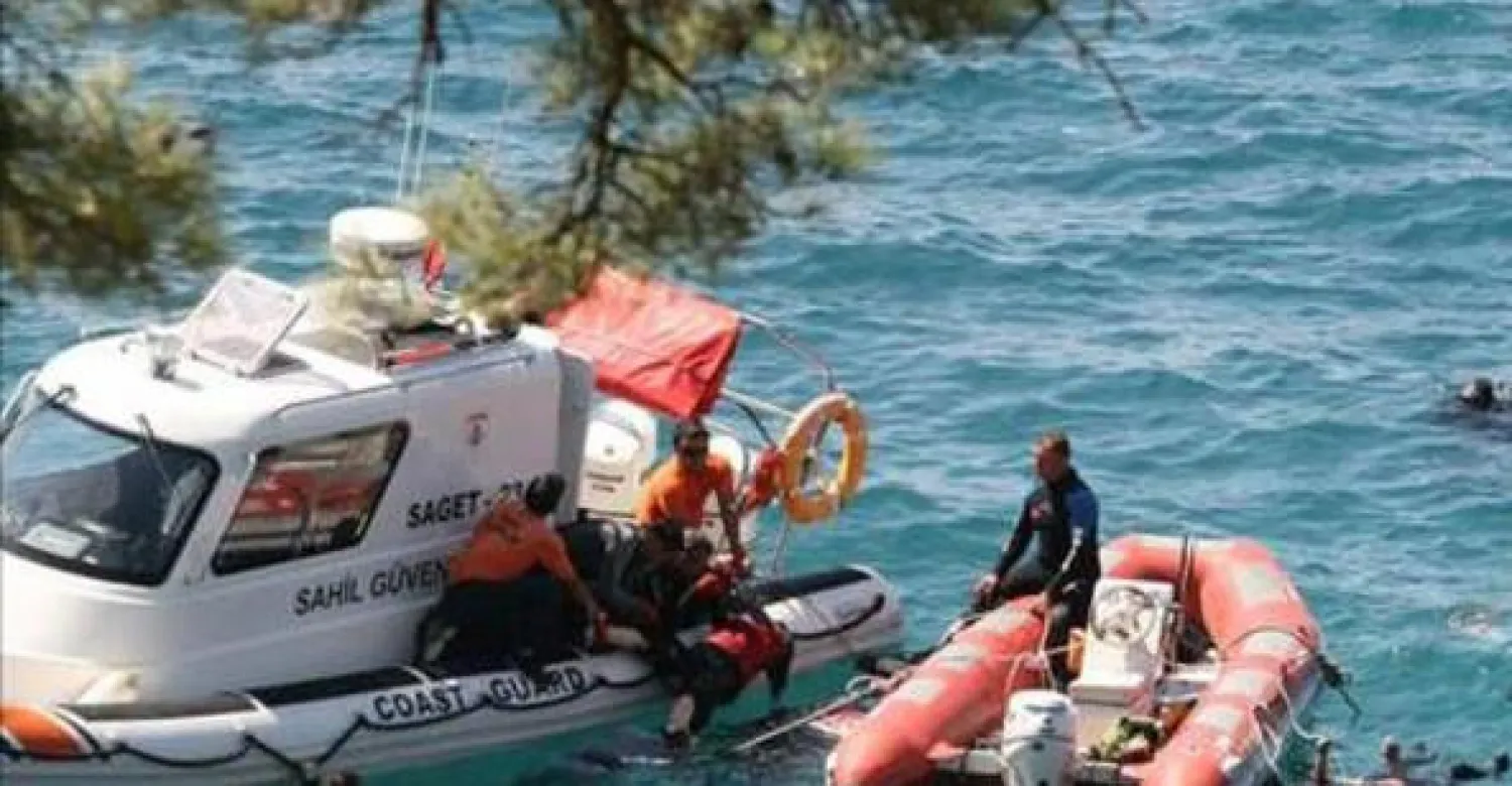 صورة نشرها خفر السواحل التركي