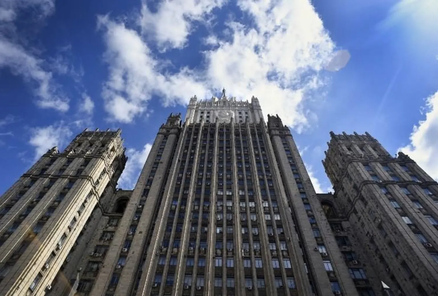 مبنى وزارة الخارجية الروسية في موسكو (أ.ف.ب)