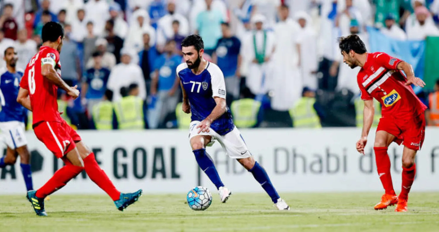 من مباراة الهلال أمام بيرسيبوليس الإيراني في نصف النهائي («الشرق الأوسط»)