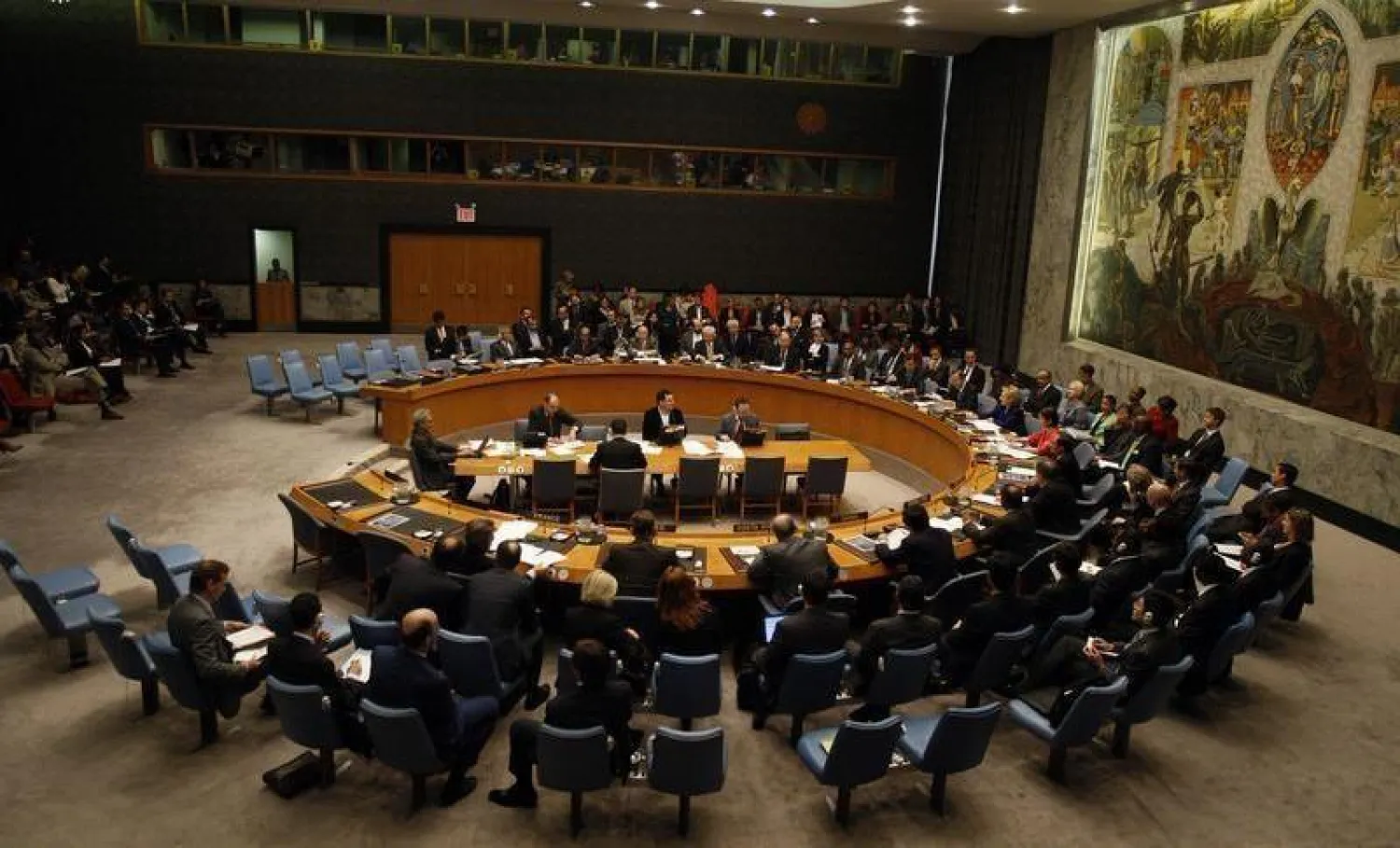 مجلس الأمن التابع للأمم المتحدة في نيويورك (رويترز)