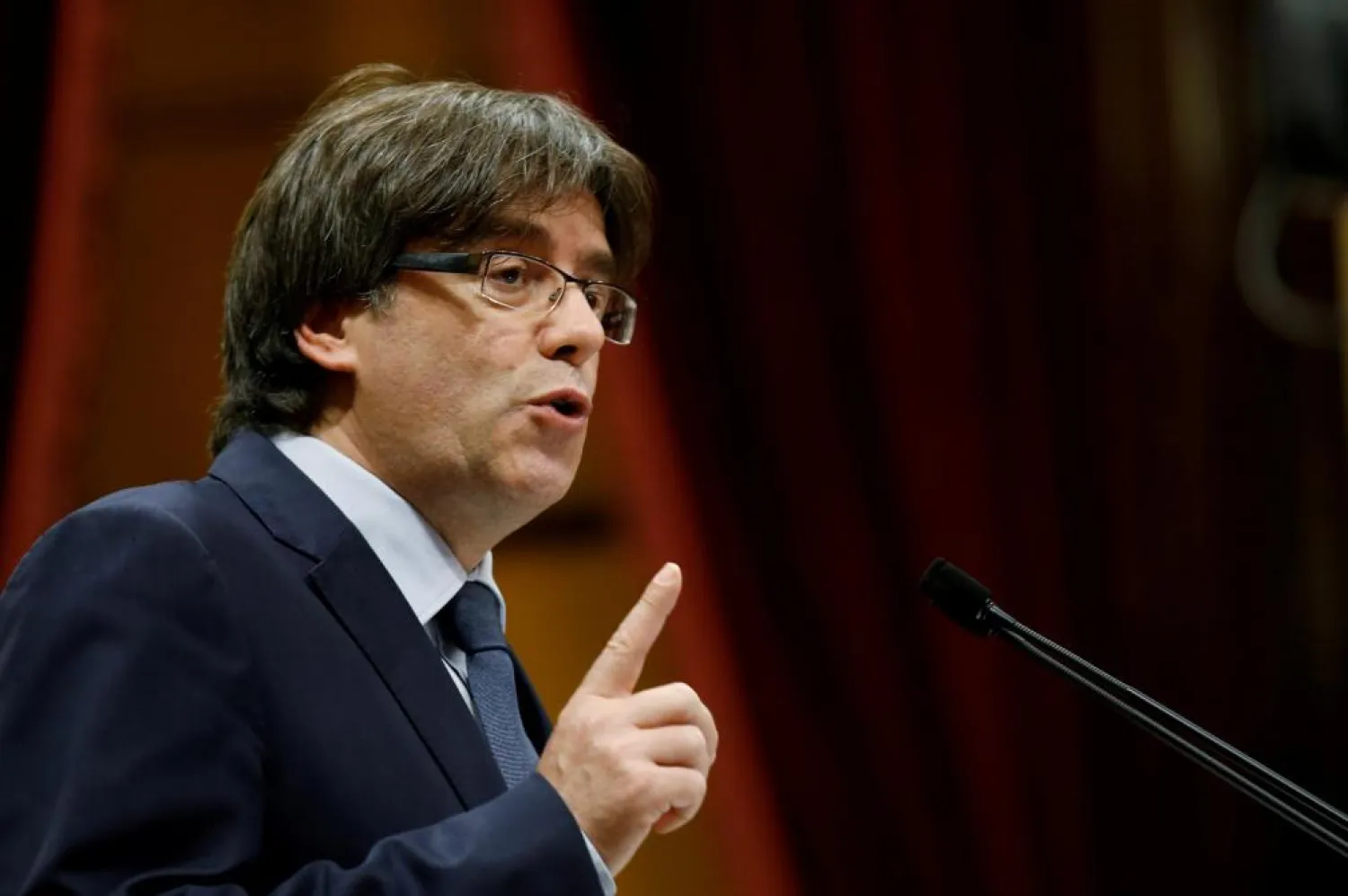 Sacked Catalan leader Carles Puigdemont. (Reuters)