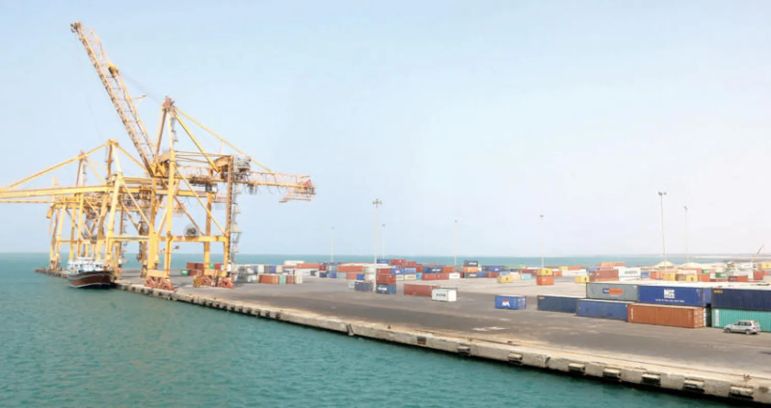 ميناء الحديدة كما بدا في 7 نوفمبر الحالي (أ.ف.ب)