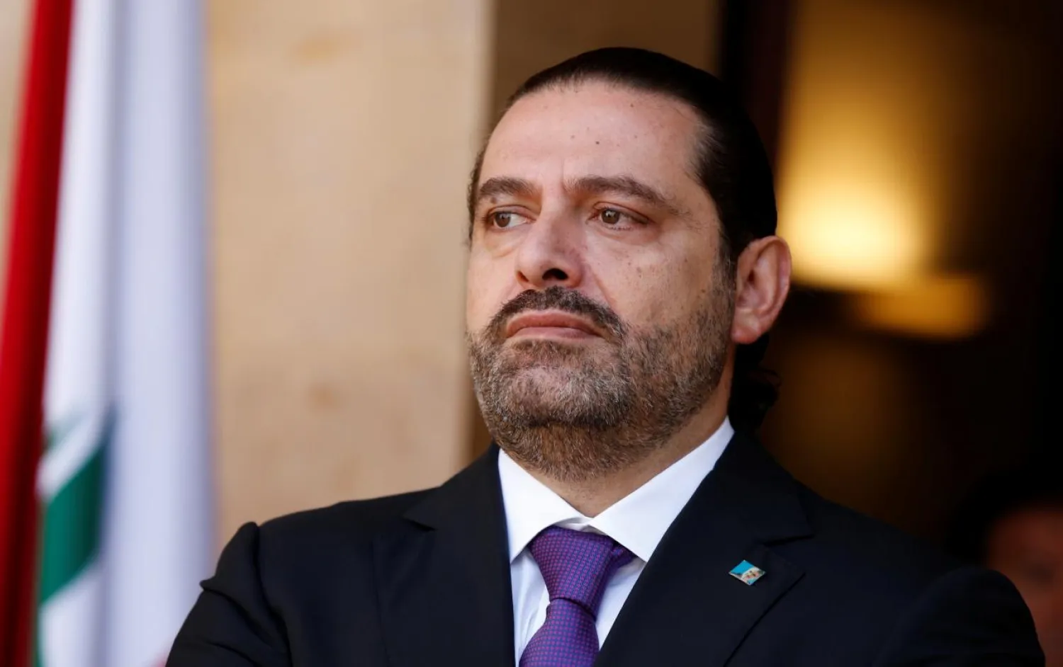 Lebanon's Prime Minister Saad al-Hariri is seen at the governmental palace in Beirut, Lebanon October 24, 2017. REUTERS/Mohamed Azakir