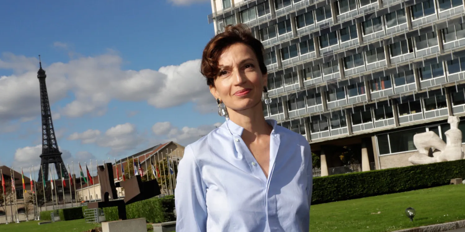New UNESCO chief Audrey Azoulay. Thomas Samson / AFP 