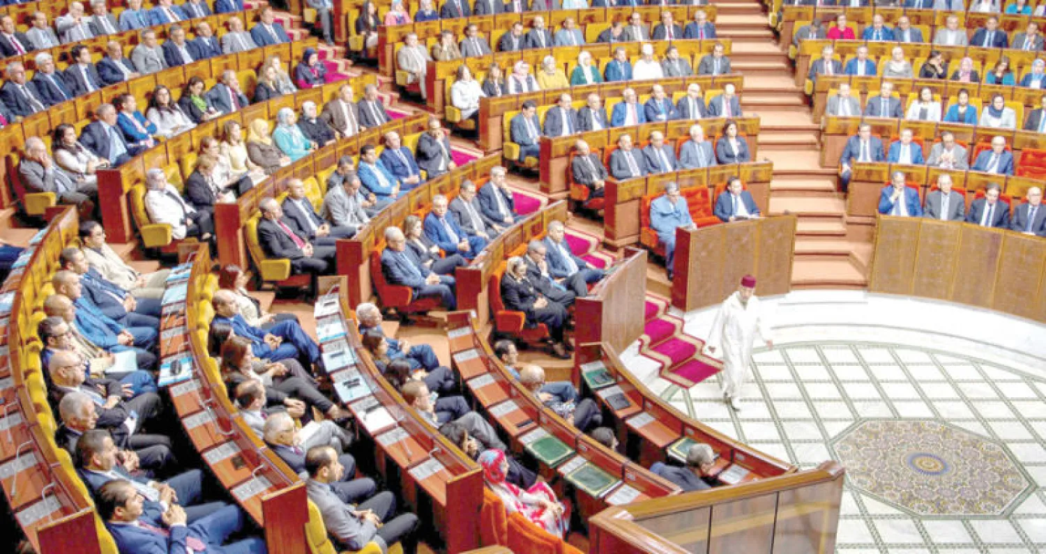 جلسة للبرلمان المغربي لمناقشة برنامج الحكومة في أبريل (نيسان) الماضي (غيتي)