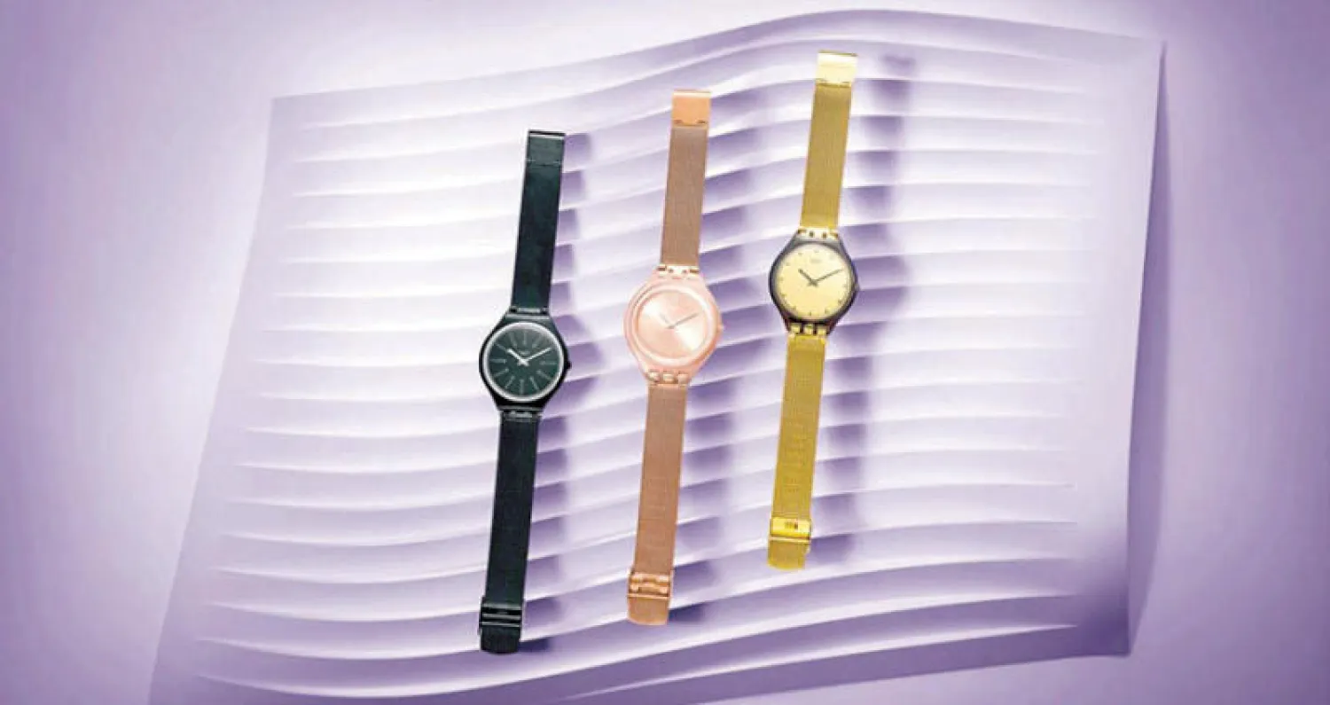 حركتك مع ساعة «سواتش سكين»