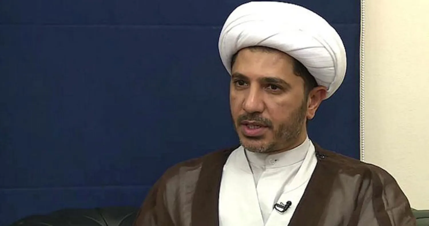 علي سلمان، الأمين العام لـ«جمعية الوفاق»، (تم حلها بحكم قضائي)