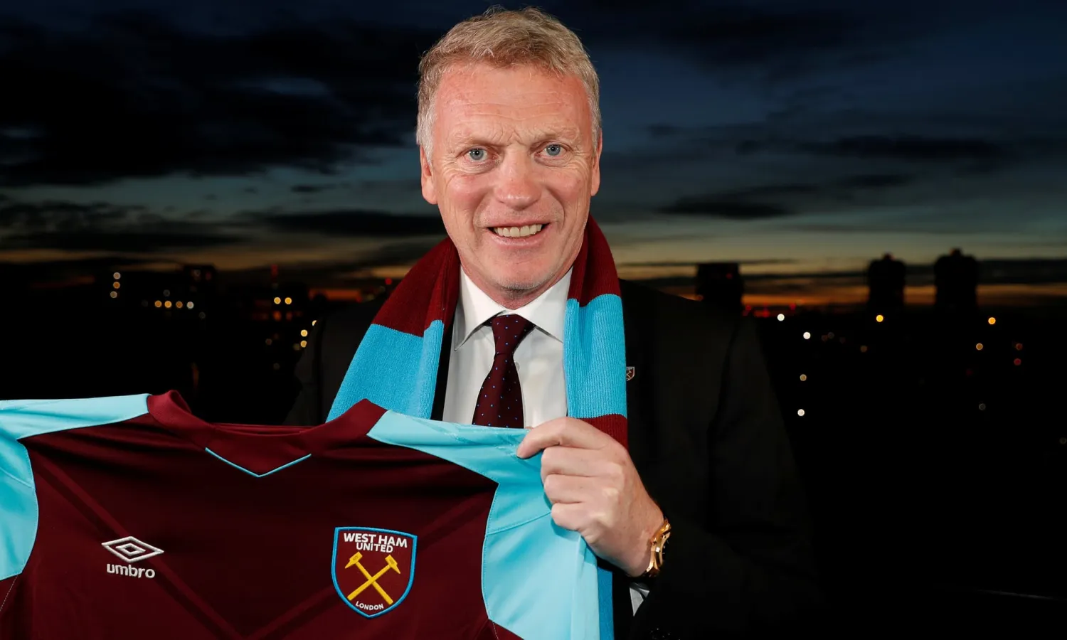 New West Ham manager David Moyes, a logical step in terms of an experienced, safe pair of hands. Photograph: John Sibley/Action Images via Reuters