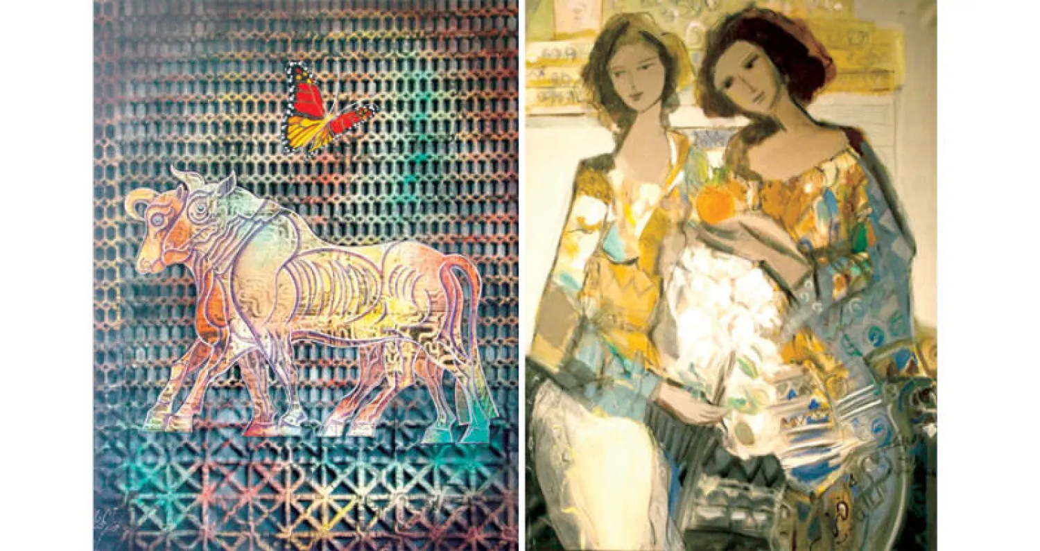 «حلم وأمل» لراجحة القدسي  -  «ثوْران من نينوى» لمخلد المختار