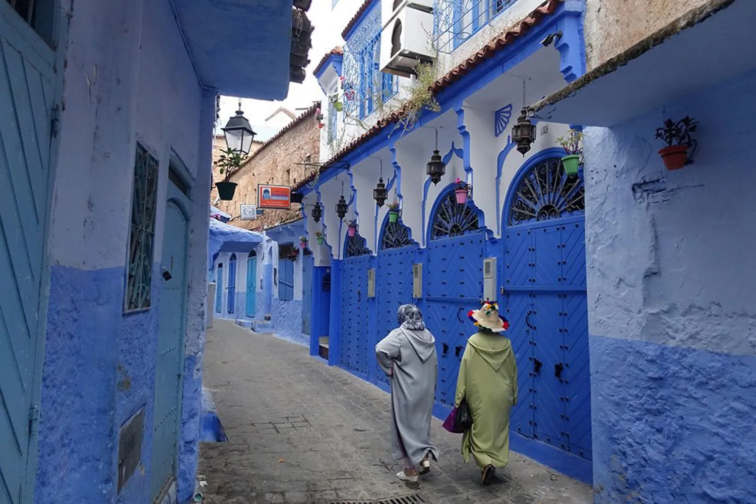 The Moroccan town of Chefchaouen. (AFP)