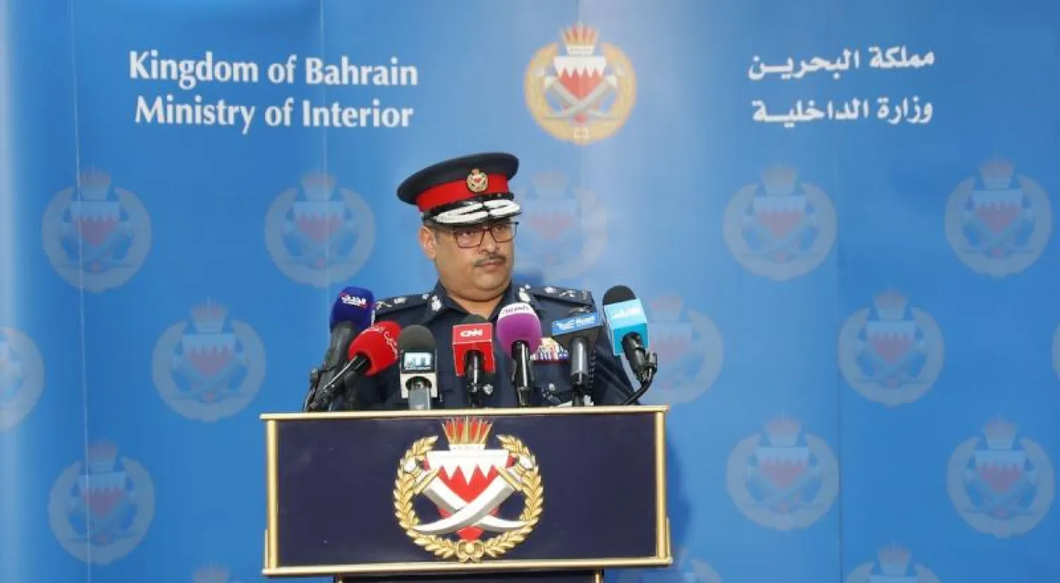 رئيس الأمن العام خلال المؤتمر الصحافي (بنا)