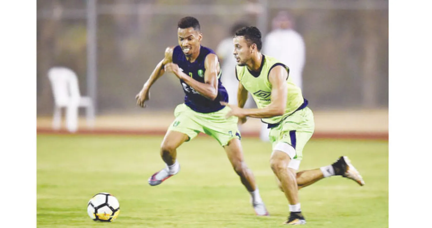 من تدريبات الأهلي الأخيرة («الشرق الأوسط»)