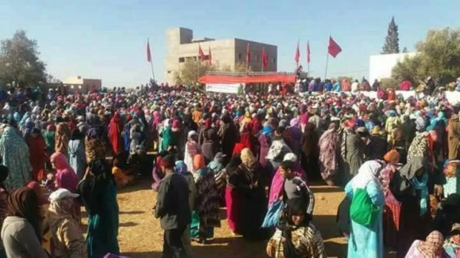 صورة تناولتها وسائل الإعلام المغربية قبل الحادث