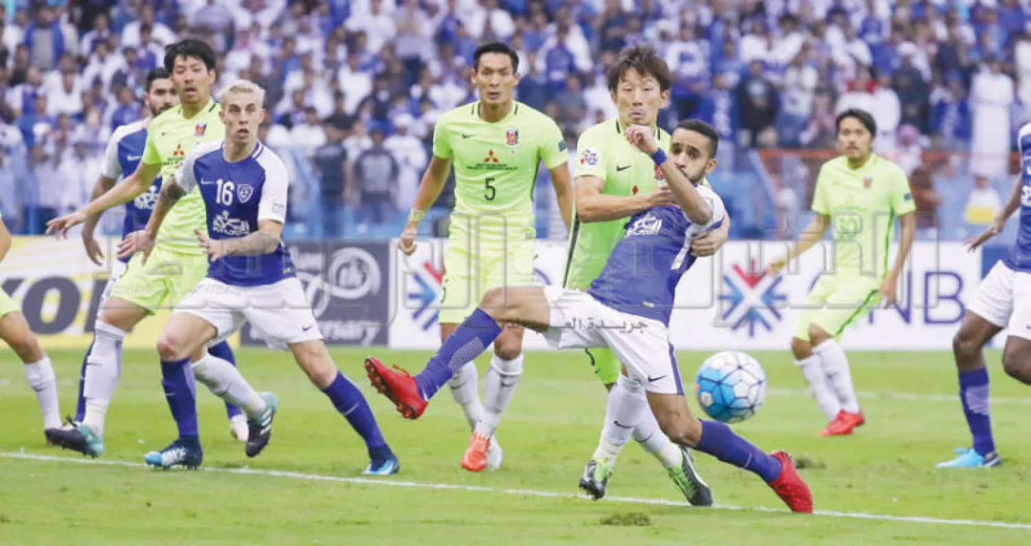 الهلال حاول كثيراً لكنه خرج بالتعادل (تصوير: علي العريفي)