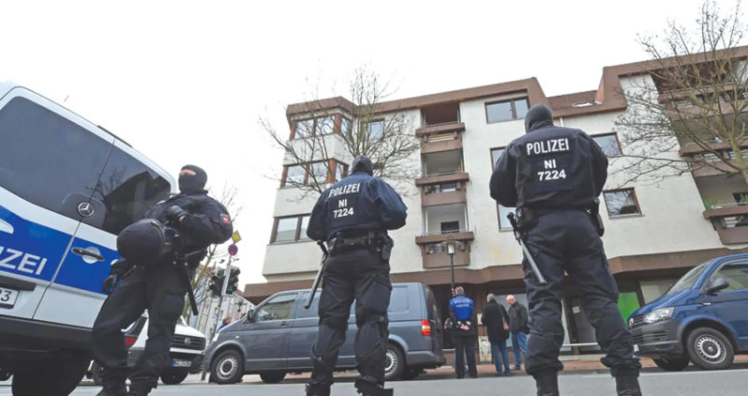 حملة للشرطة ضد «حلقة المسلمين الناطقين بالألمانية» في برلين (أ.ب.إ)