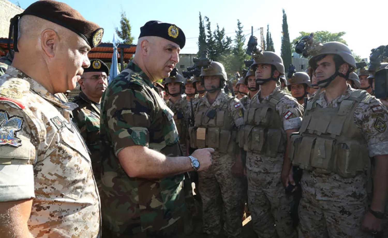 العماد جوزيف عون قائد الجيش اللبناني (مديرية التوجيه اللبنانية)