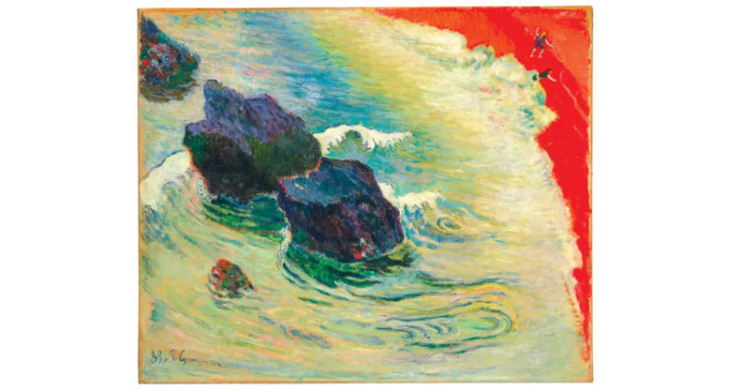 من أعمال بول غوغان من عام 1888 (الصور من كريستيز)