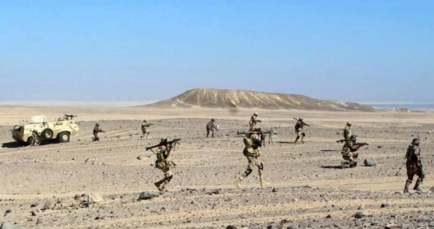 عناصر من قوات الجيش المصري (الصفحة الرسمية للمتحدث العسكري بموقع «فيسبوك»)